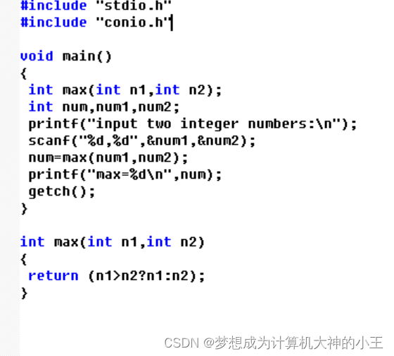 C语言函数定义与调用详解-CSDN博客