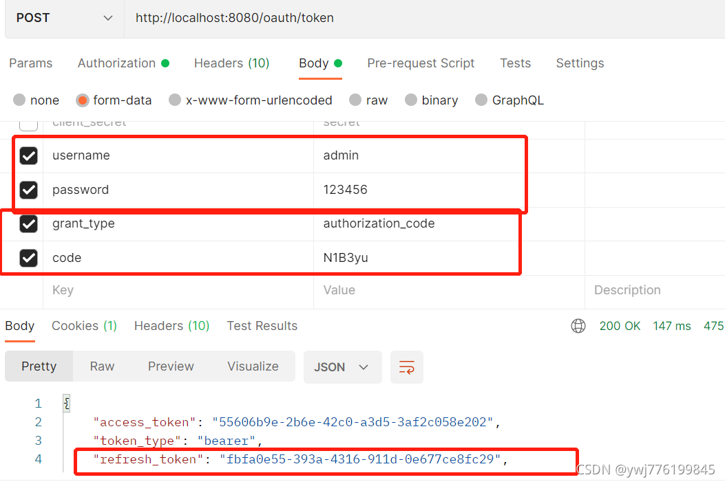 oauth2.0 05 refresh_token_授权码模式不返回refresh token-CSDN博客