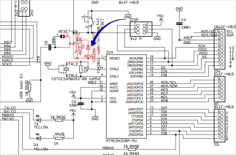 ▲ -2-12 Arduino UNO上的编程接口