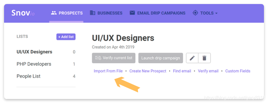 Snovio群发邮件工具