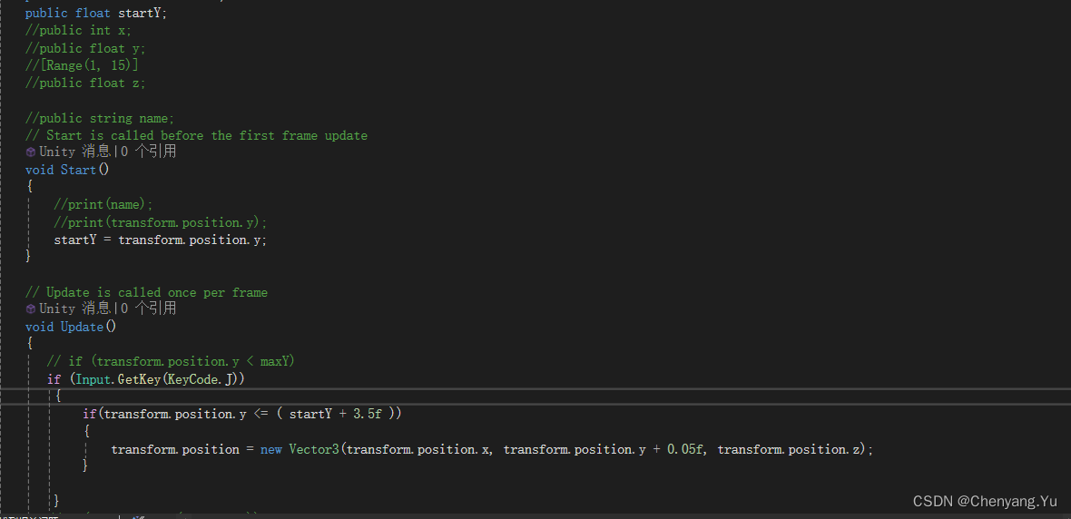 规定一个初始Y值，约束门上升的最大值为y+3.5