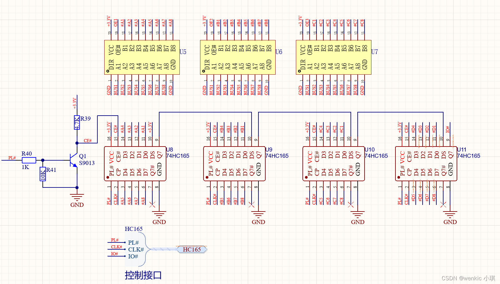 使用HC165 级联输入（并入串出）-CSDN博客