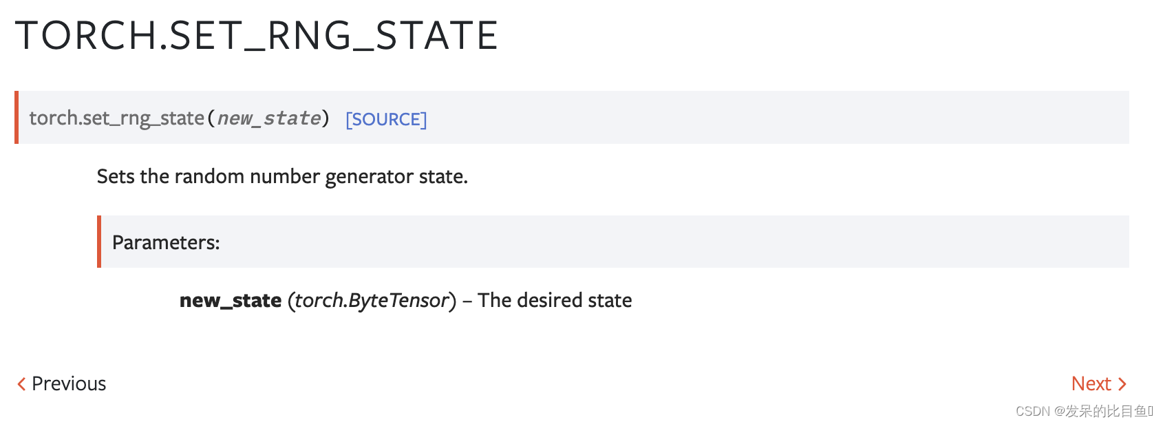 小白学Pytorch 系列--Torch API（2）_rng state-CSDN博客