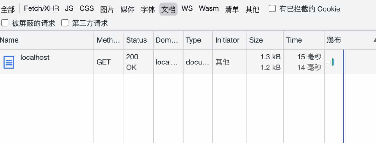 接口响应时间