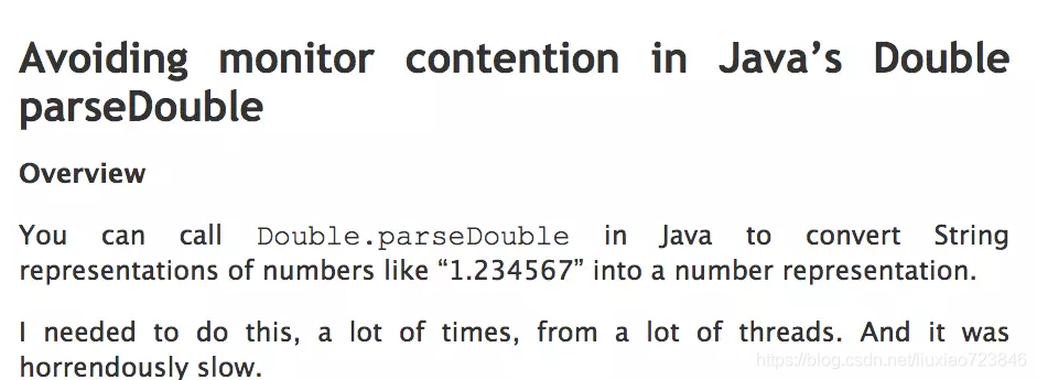 jdk1.7下Double.parseDouble性能问题排查_java parse 性能问题-CSDN博客