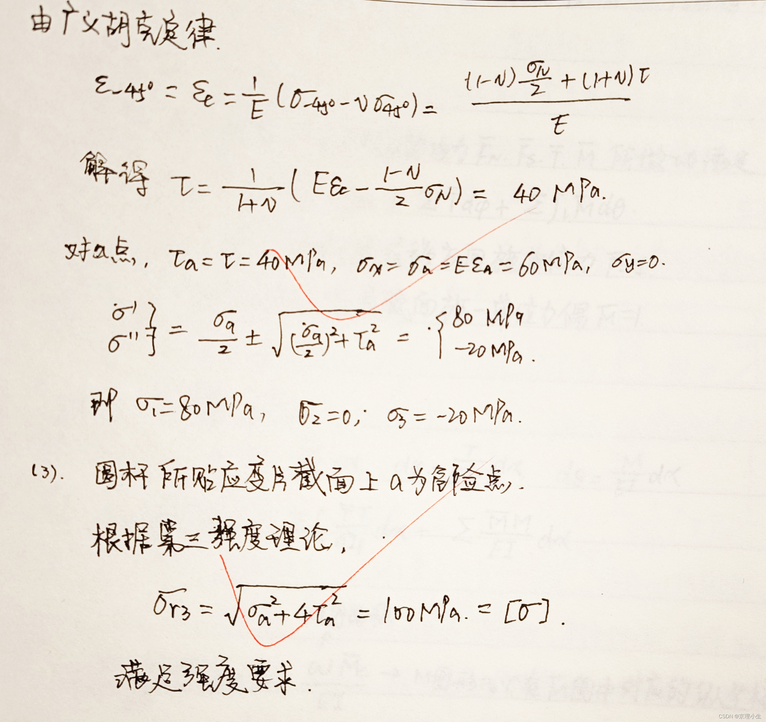 BIT材料力学——第六章 学习笔记与习题参考-CSDN博客