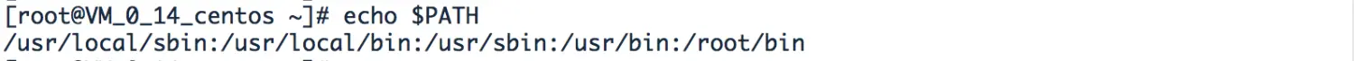 echo $PATH