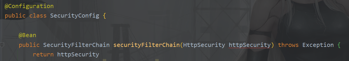 无法自动装配。找不到 ‘HttpSecurity‘ 类型的 Bean。-CSDN博客