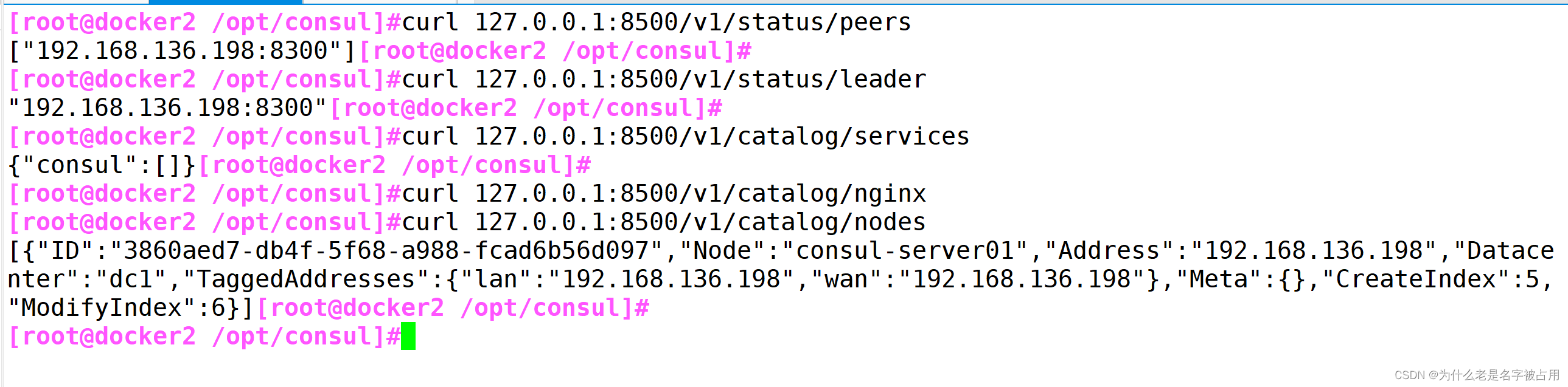 [docker] Docker容器服务更新与发现之consul_c#consul-CSDN博客