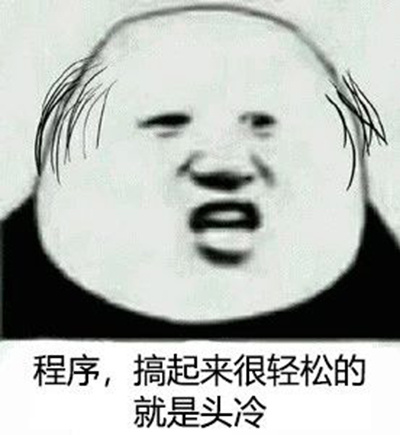 程序，搞起来很轻松的，就是头冷（脱发） - 程序员表情包系列_程序员_码农表情