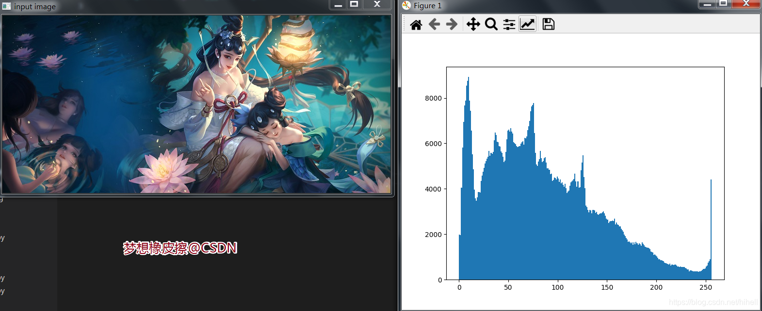 Python OpenCV 图像处理之图像直方图，取经之旅第 23 天