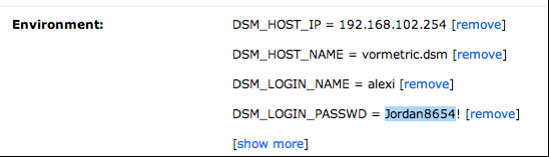该图显示了cbscript.json中的环境变量