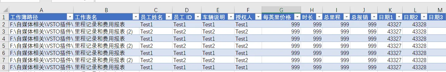 期待转换后的格式为标准数据表结构