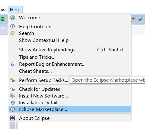 选择eclipse的marketplace