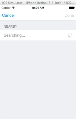 Multipeer Connectivity - Browser Running