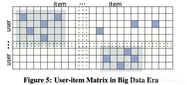 User-item Matrix in Big Data Era