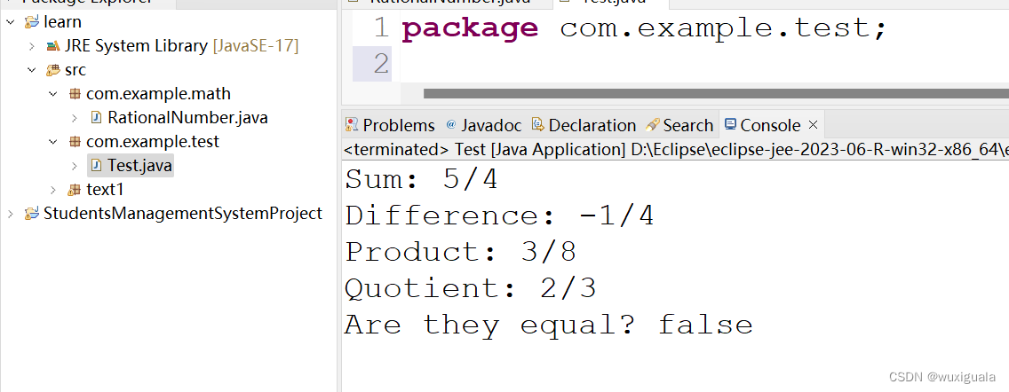 【Java互评作业 有理数的设计】-CSDN博客
