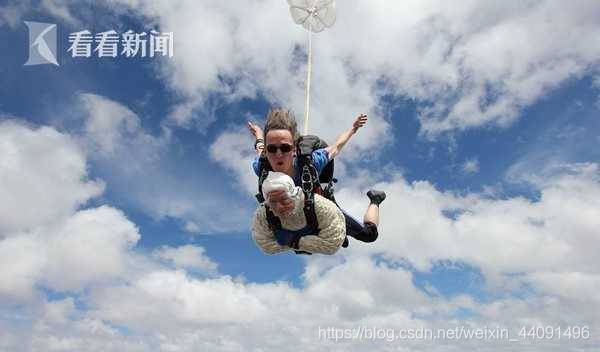 全球最年长的跳伞者！澳大利亚百岁寿星已经是第三次跳伞了！