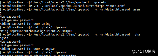 11.18 Apache用户认证 11.19/11.20 域名跳转 11.21 Apache访问日志