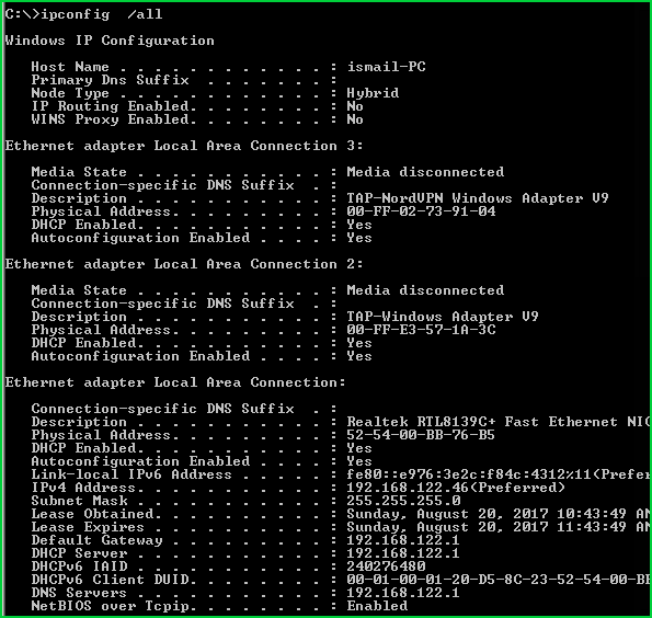 Check You DNS Server Settings
