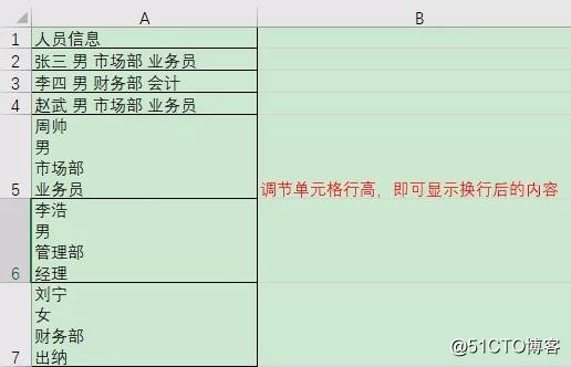 怎样将单元格中内容换行，你还在一个个操作吗？教你用这个方法批量换行