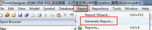 PowerDesigner如何导出表到word的方法