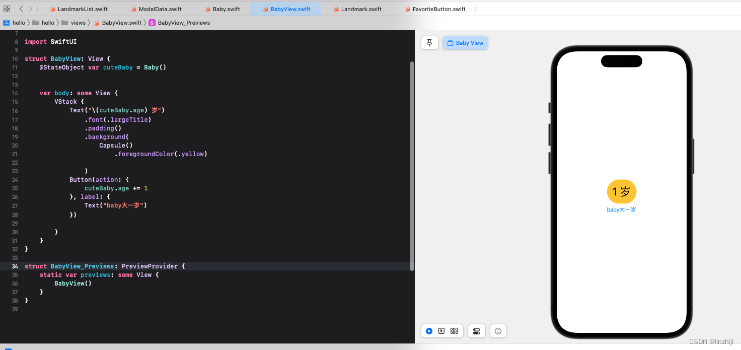 swift @State @Published+@StateObject+@ObservedObject+@ObservableObject+ ...