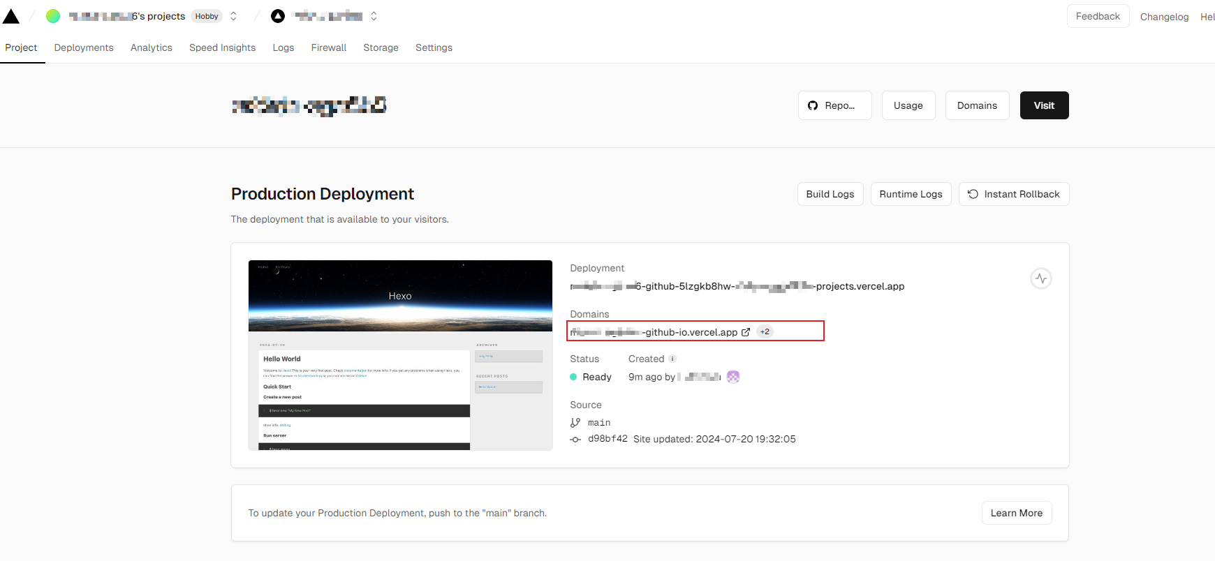 【24年7月】最新Hexo+GitHubPages搭建个人博客_github_35