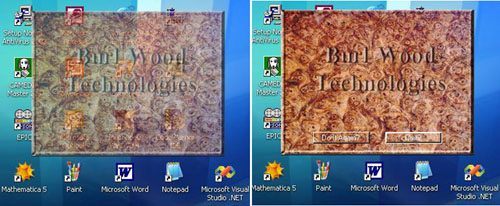 Figure 2 Using Form Opacity to fade in a splash screen