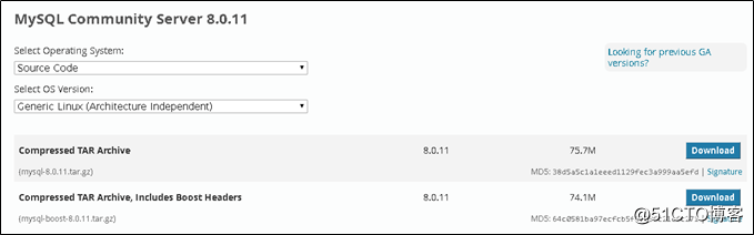 CentOS7 下源码安装MySQL 8.0.11