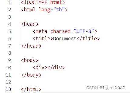 HTML基础:标签、属性与文档结构详解-CSDN博客