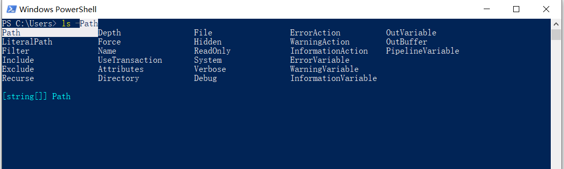 PowerShell 查看 命令 所有的 参数_powershell dir 参数-CSDN博客