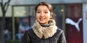 来北京艺考的新疆小姑娘