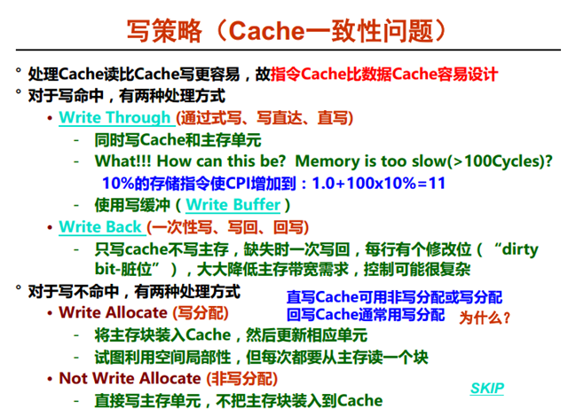 cache写策略
