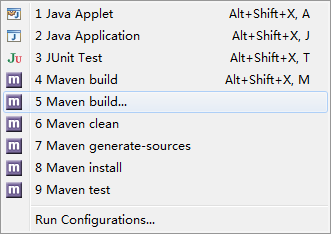 在MyEclipse中运行Maven