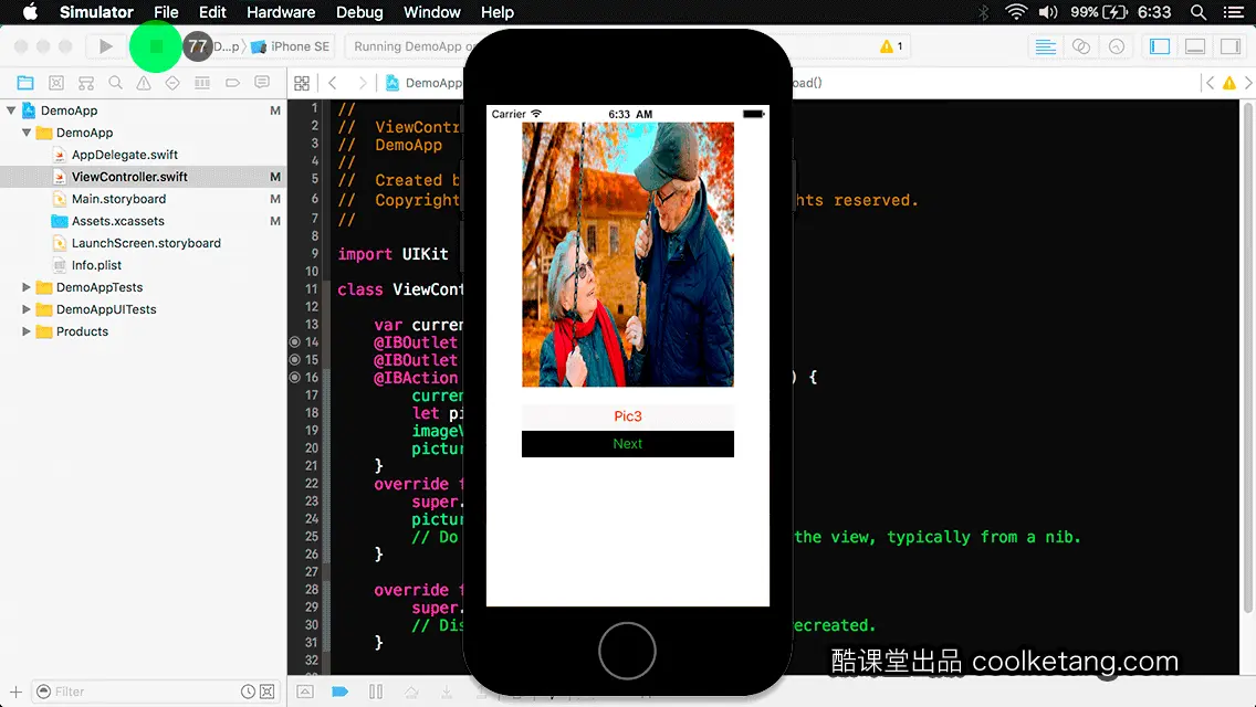 互动教程 for Xcode9 & Swift4-酷课堂