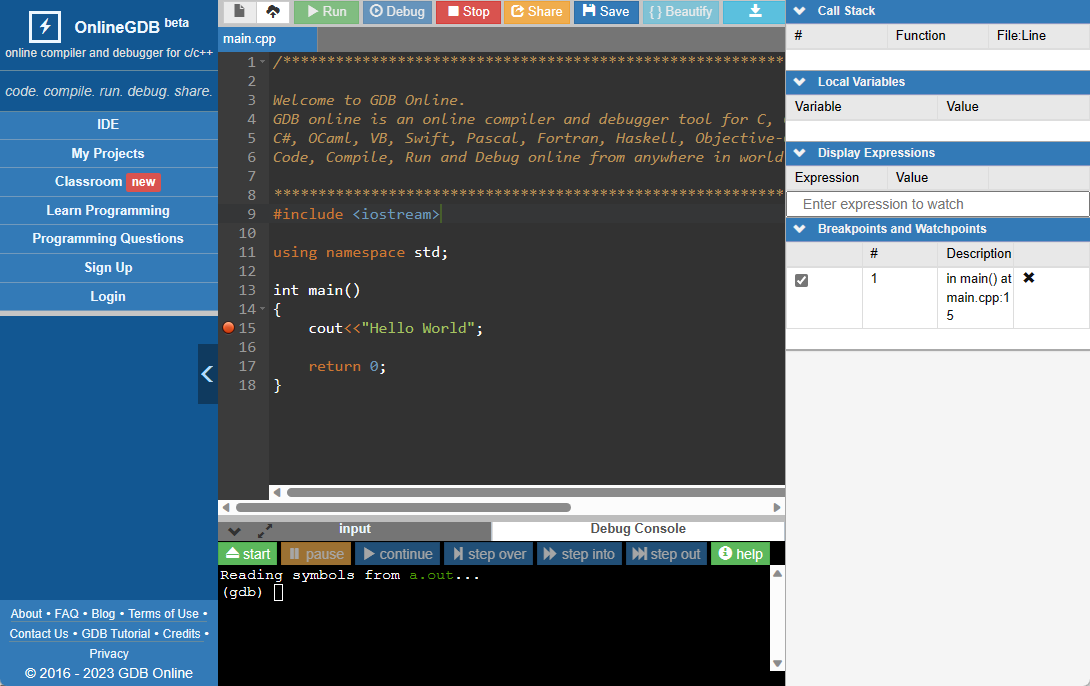 【C++】在线编译器推荐,让你随时随地编写代码_c++在线编译器-CSDN博客