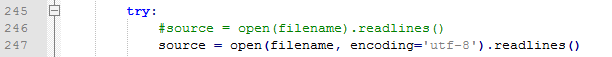 加了encoding='utf-8'