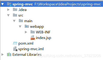 Maven的Web原型项目目录结构