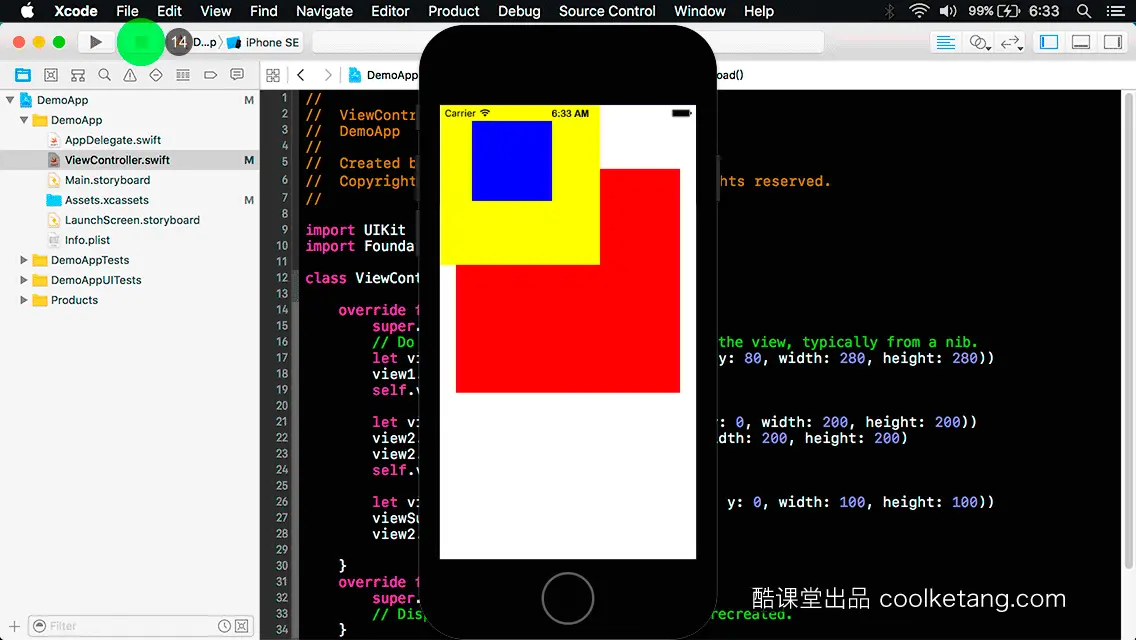 互动教程 for Xcode9 & Swift4-酷课堂