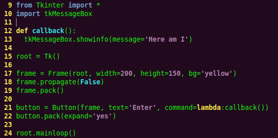 Python：Tkinter-command <wbr>和 <wbr>bind