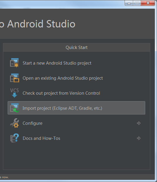 Import project