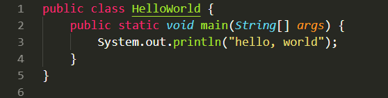 Java 写一个输出 “ hello, world ”