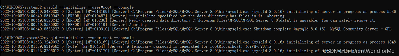 删除data后运行成功