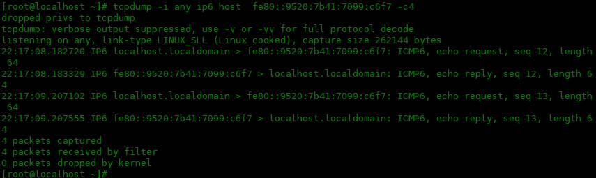 tcpdump 命令的常用选项:二tcpdump 命令的常用选项:二