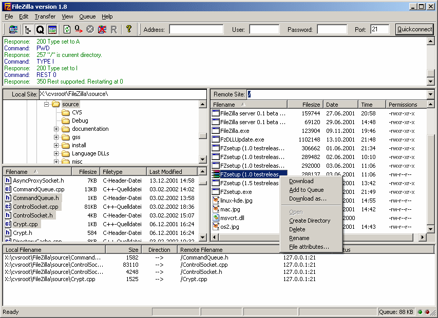 用FileZilla <wbr>Server开FTP：看图入门