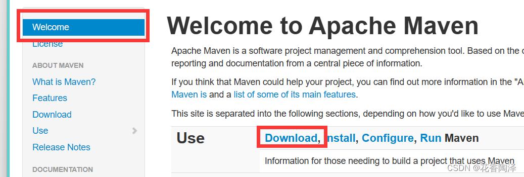 j进入maven官网
