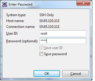 Input user name and password