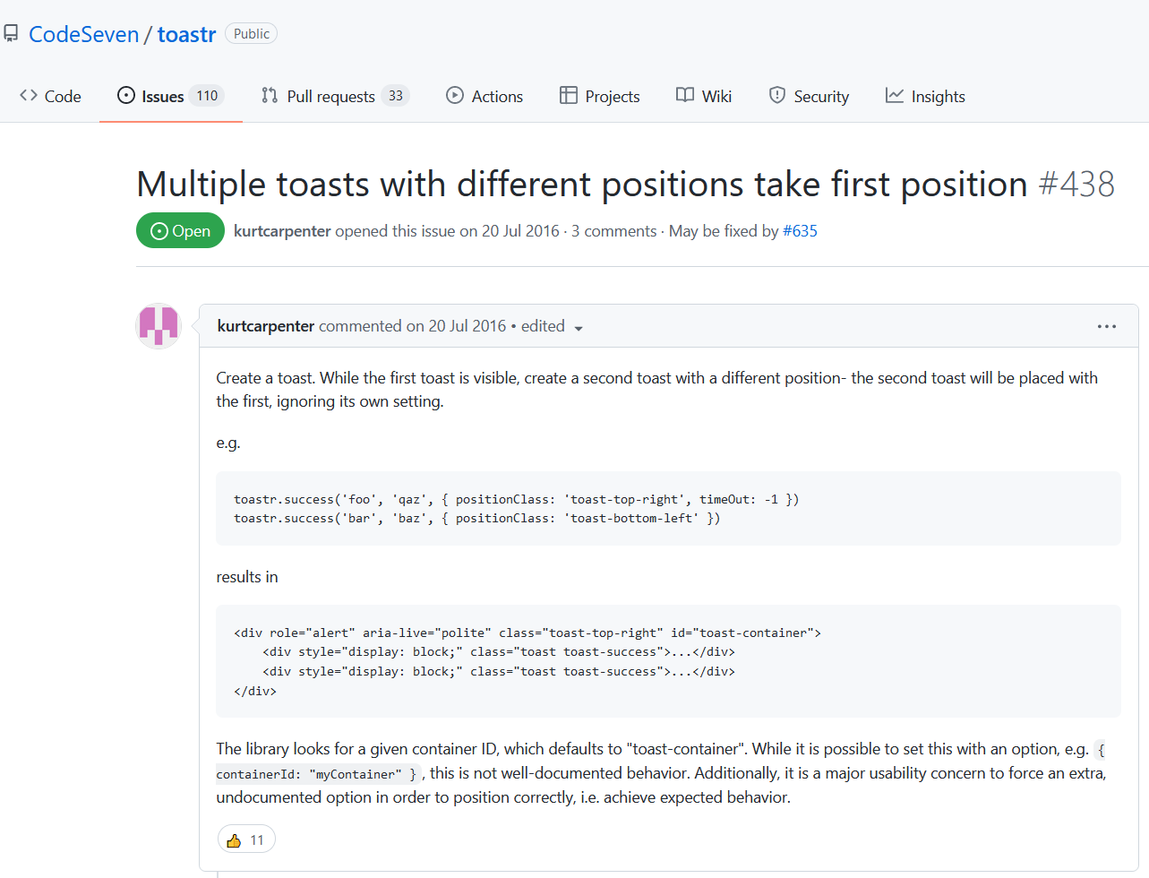 Toast R Error 在一个页面的多个位置同时显示不同的Toastr提示信息_toastr.error 位置-CSDN博客