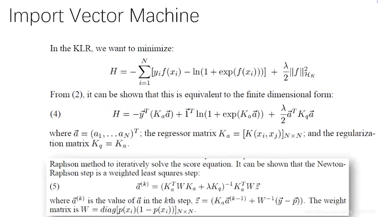 Kernel Logistic Regression and the Import Vector Machine-CSDN博客